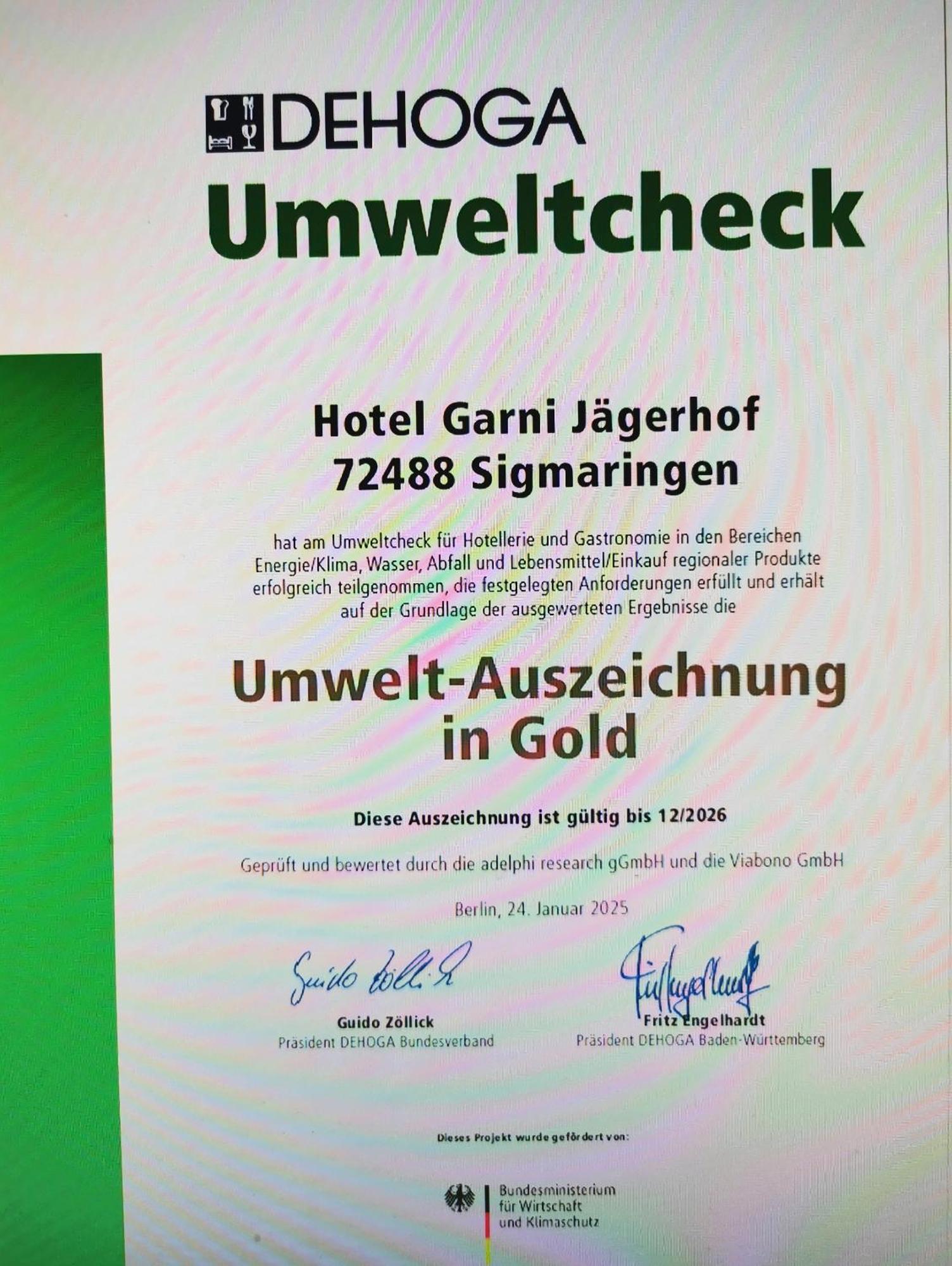 Hotel Garni Jaegerhof Sigmaringen Exterior photo